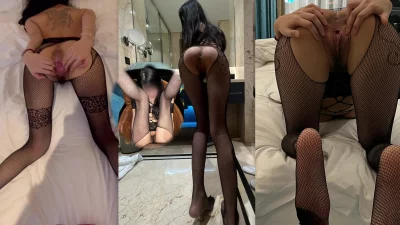 原创）中秋节带着女大开放调教黑丝小母狗狂扇巴掌